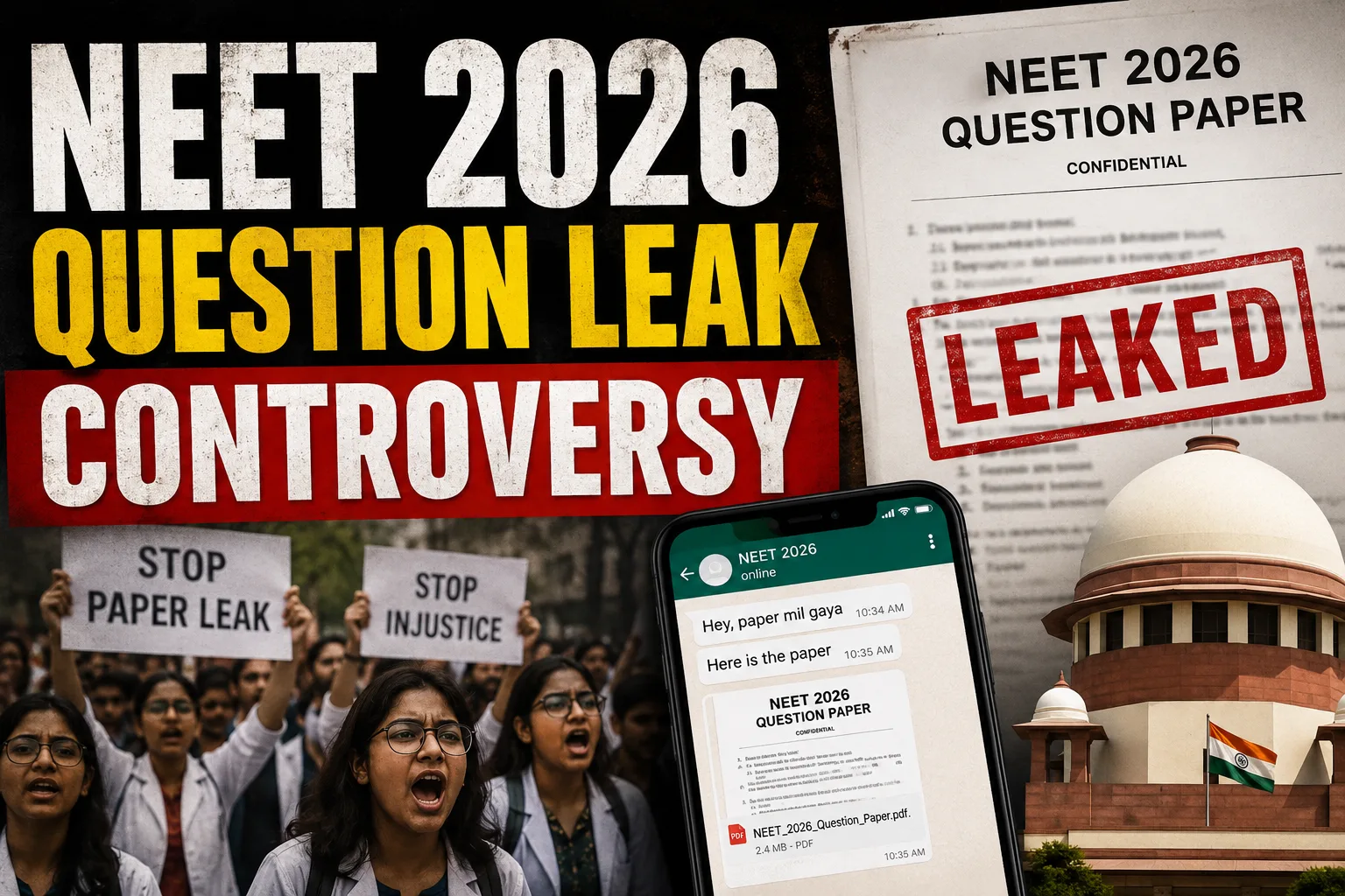 NEET 2026 Question Leak Controversy